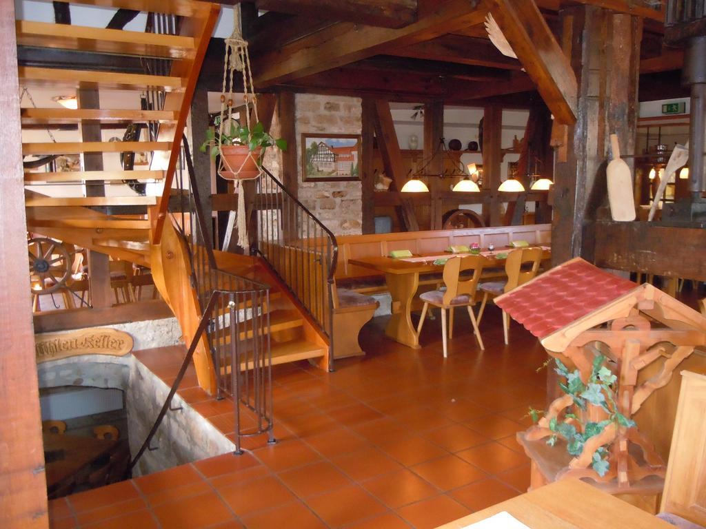 Landgasthof Zur Untermuehle Datterode エクステリア 写真